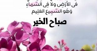 بطاقات الصباح - من أذكار الصباح والمساء ما يحفظ من الضر