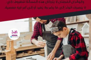نصائح في تربية الأولاد - يحتاج ولدك إلى ما يشغل وقته وإلى شيء مثمر يصرف فيه طاقاته