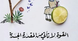 القوة لا تأتي من المقدرة الجسدية